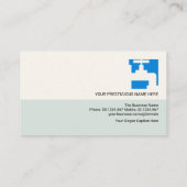 Rückspaltenschichten Visitenkarte (Rückseite)