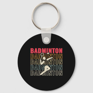 Rückspiel-Shuttle Sport Badminton Retro für Männer Schlüsselanhänger