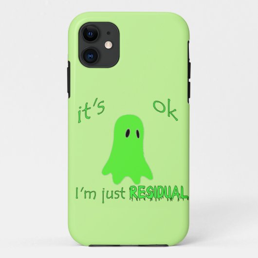 Rückstand-Frequentieren - grüner Geist Case-Mate iPhone Hülle (Rückseite)