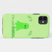 Rückstand-Frequentieren - grüner Geist Case-Mate iPhone Hülle (Rückseite (Horizontal))