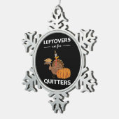 Rückstände sind für Quittstellen V Schneeflocken Zinn-Ornament (Rechts)