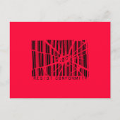 Rückstandkonformität Postkarte (Vorderseite)