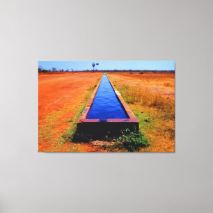 RÜCKSTRECKE 32 x 48 Leinwanddruck