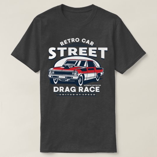 RÜCKTRAG-RACE-CARTOON T-Shirt (Design vorne)
