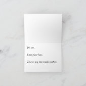 Rücktrittskarte Dankeskarte (Innenseite)