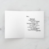 Rücktrittskarte Karte (Innenseite)