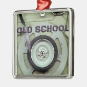 Rückwandband für 8-Track-Kassettenband für alte Sc Silbernes Ornament (Links)