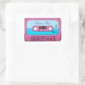 Rückwandband Rechteckiger Aufkleber (Tasche)