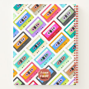 Rückwandkassettenband-Notebook Notizblock