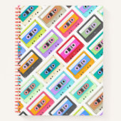 Rückwandkassettenband-Notebook Notizblock (Vorderseite)