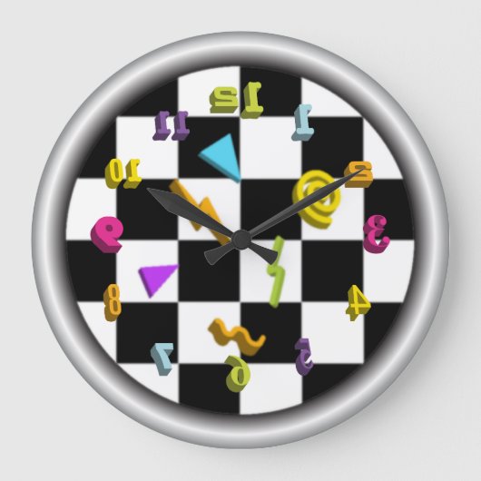 Rückwärtige Uhr (Vorderseite)