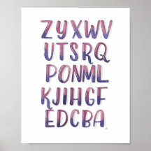 Rückwärts Alphabet