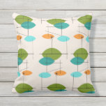 Rückwärts-Atommobiles Muster Außenpilz Kissen Für Draußen<br><div class="desc">Dieses Retro Atomic Mobile Pattern Outdoor Pillow ist ein modernes Design aus der Mitte des Jahrhunderts. Das Vintag inspirierte Design ist cremefarben mit spitzen Ovalen in Türkis, Orange, aquamarin und Avocado grün. Die aquamarinen und Avocado grünen Ovale überlappen sich und schaffen einen schönen Schatten Pfauenblau. Spaß Sternexplosionen verstärken Slanting und...</div>