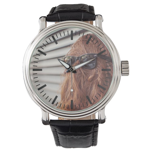 Rückwärts im Leben Armbanduhr (Vorderseite)