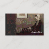 Rückwärts Kunst Visitenkarte (Vorderseite)