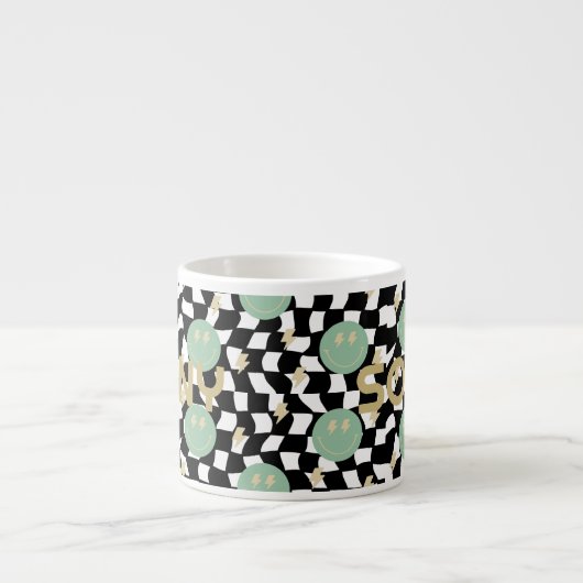 Rückwärts Markierte und leuchtende Bolzen Name Kid Espressotasse (Vorderseite)