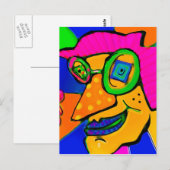 rückwärts postkarte (Vorne/Hinten)