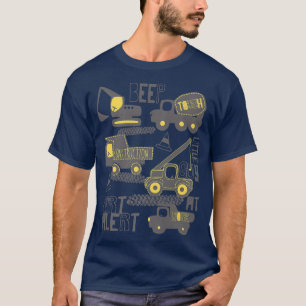Rückwärtsbau für den Treiber für den Schalt-Warnba T-Shirt