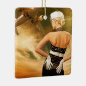 Rückwärtsflug - SRF Keramikornament (Rechts)