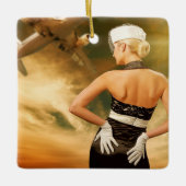 Rückwärtsflug - SRF Keramikornament (Vorderseite)