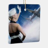 Rückwärtsflug - SRF Keramikornament (Rechts)