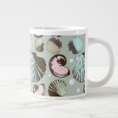 Rückwärtsgang der Maschenprobe Jumbo-Tasse (Rechts)