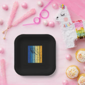 Rückwärtsgang Pappteller (Party)