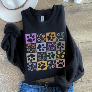 Rückwärtsgang Pet Prüfmuster Sweatshirt