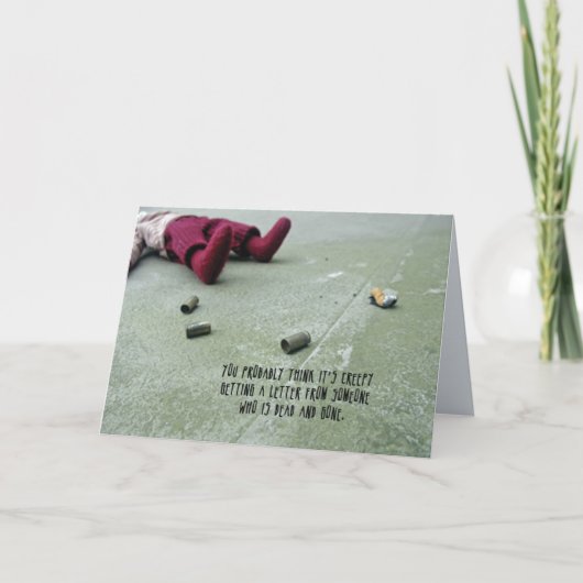 Rückwärtskondolenzkarte 4 karte (Vorderseite)