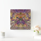 Rückwärtskontrolle Quadratische Wanduhr (Zuhause)