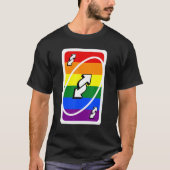 Rückwärtsstartflagge für LGBT T-Shirt (Vorderseite)