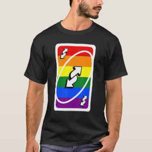Rückwärtsstartflagge für LGBT T-Shirt