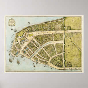 Rückwechsel des Castello Planes New Amsterdam im Poster