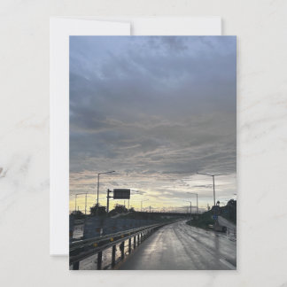 Rückweg Zuhause Einladung