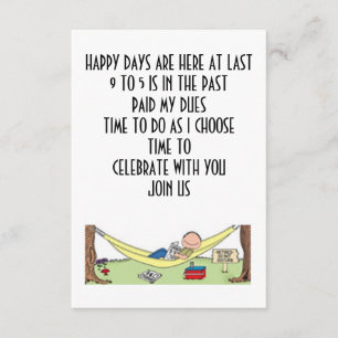 RÜCKZAHLUNGSBEDINGUNGEN MIT IHRER EINLAGE EINLADUNG