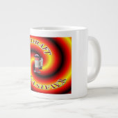 Rückziehgaser Jumbo-Tasse (Vorderseite Rechts)