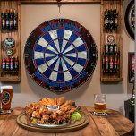 Rückzug der Legenden Dartscheibe<br><div class="desc">Erhöhen Sie Ihr Spielzimmer oder Ihre Mannhöhle mit unserem Legends Retreat Dartboard. Dieses Design ist für Spaß und Langlebigkeit konzipiert und zeichnet sich durch eine auffallende Farbe in Rot, Weiß und Blau aus. Der vorgedruckte Text "DARTS & LAUGHS - WHERE LEGENDS HANG OUT!" fügt eine spielerische Touch hinzu, perfekt für...</div>