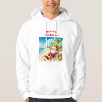 Rückzug des Weihnachtsmanns an der Küste Hoodie