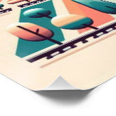 Rückzug durch surreale Landschaften Poster (Ecke)