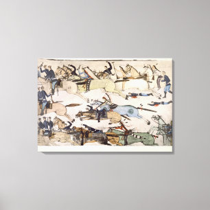 Rückzug von bedeutenden Befehl Marcus Renos (Tinte Leinwanddruck