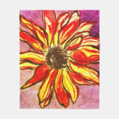 *'Rudbeckia Ablaze' Fleecedecke (Vorderseite)