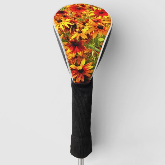 RUDBECKIA-BLUME GOLF HEADCOVER (Vorderseite)