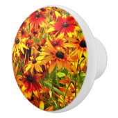 RUDBECKIA-BLUME KERAMIKKNAUF (Rechts)