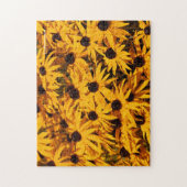 Rudbeckia Fulgida / Orangenblume Puzzle (Vertikal)