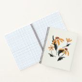 Rudbeckia Hirta Black-Mit Augen Susan-Ästhetische  Notizblock (Innenseite)