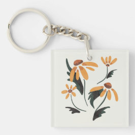 Rudbeckia Hirta Black-Mit Augen Susan-Ästhetische  Schlüsselanhänger