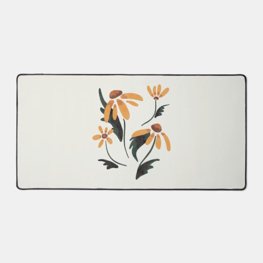 Rudbeckia Hirta Black-Mit Augen Susan-Ästhetische  Schreibtischunterlage (Vorderseite)