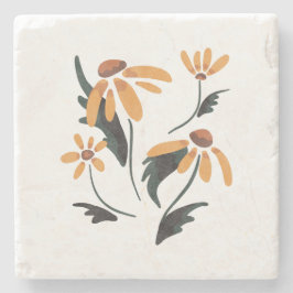 Rudbeckia Hirta Black-Mit Augen Susan-Ästhetische  Steinuntersetzer