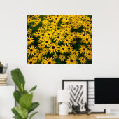 Rudbeckia Hirta (Schwarz-mit Augen Susans) Poster (Heimbüro)