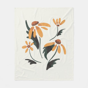 Rudbeckia Hirta Schwarzäugige Susanne Ästhetische  Fleecedecke